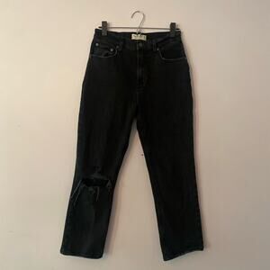 Abercrombie & Fitch Ankle Straight Ultra High Rise Jeans Women size 4 / 27 Short